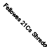Fellowes 21Cs Shredder Cross Cut 15 Litre Black (4360301)